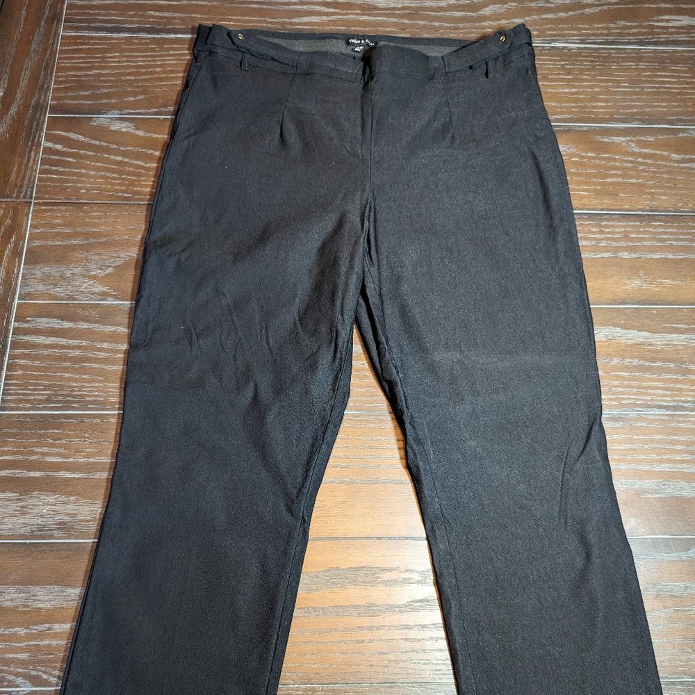 Violets & Roses black women's stretch pants size 15/16 EUC